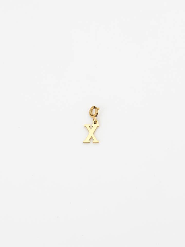 Charm letter X. for wholesale by VESIICA JEWELRY