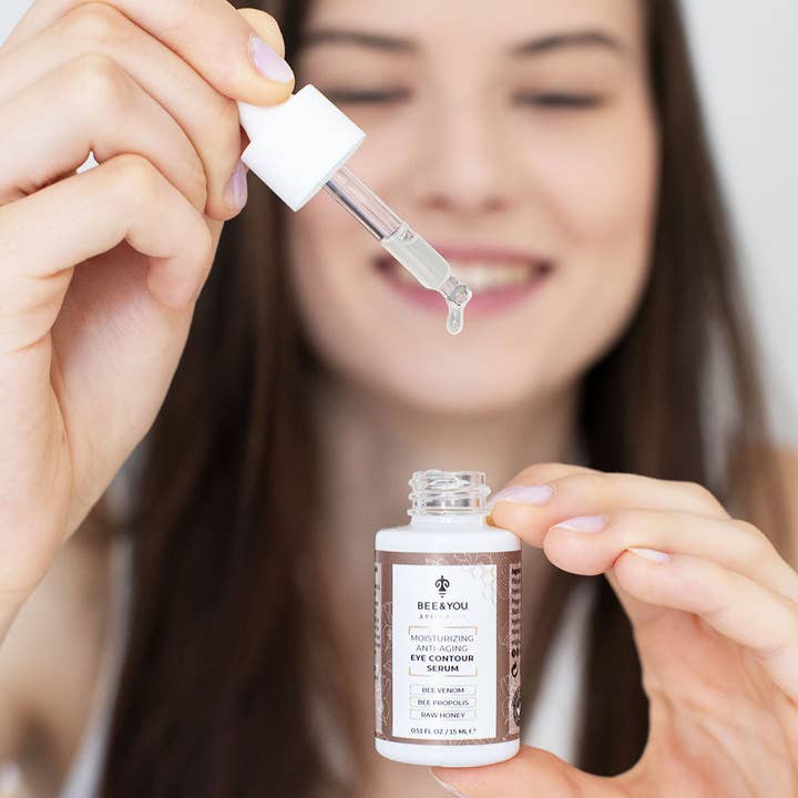 BEE&YOU - Vendita all'ingrosso Crema/Gel occhi - Siero Contorno Occhi Antietà con Veleno d'Ape e Acido Ialuronico5