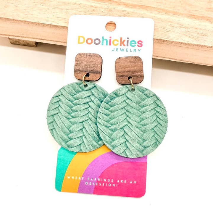 Doohickies - Wholesale Dangle Earrings - Vintage Christmas Braided Piggyback Earring Collection