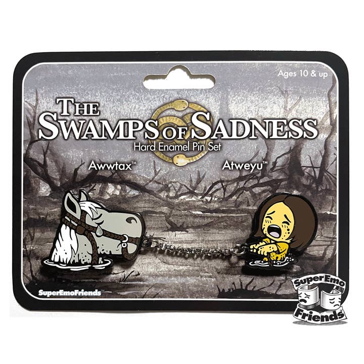 SuperEmo Swamp of Sadness Pinset for wholesale by SuperEmoFriends