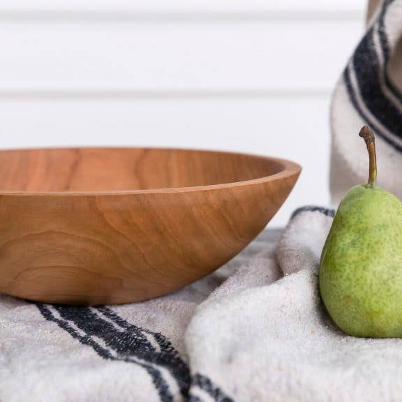 Petermans Boards and Bowls Inc. - Wholesale Serve Bowl - 10" CHERRY ROUND BOWL