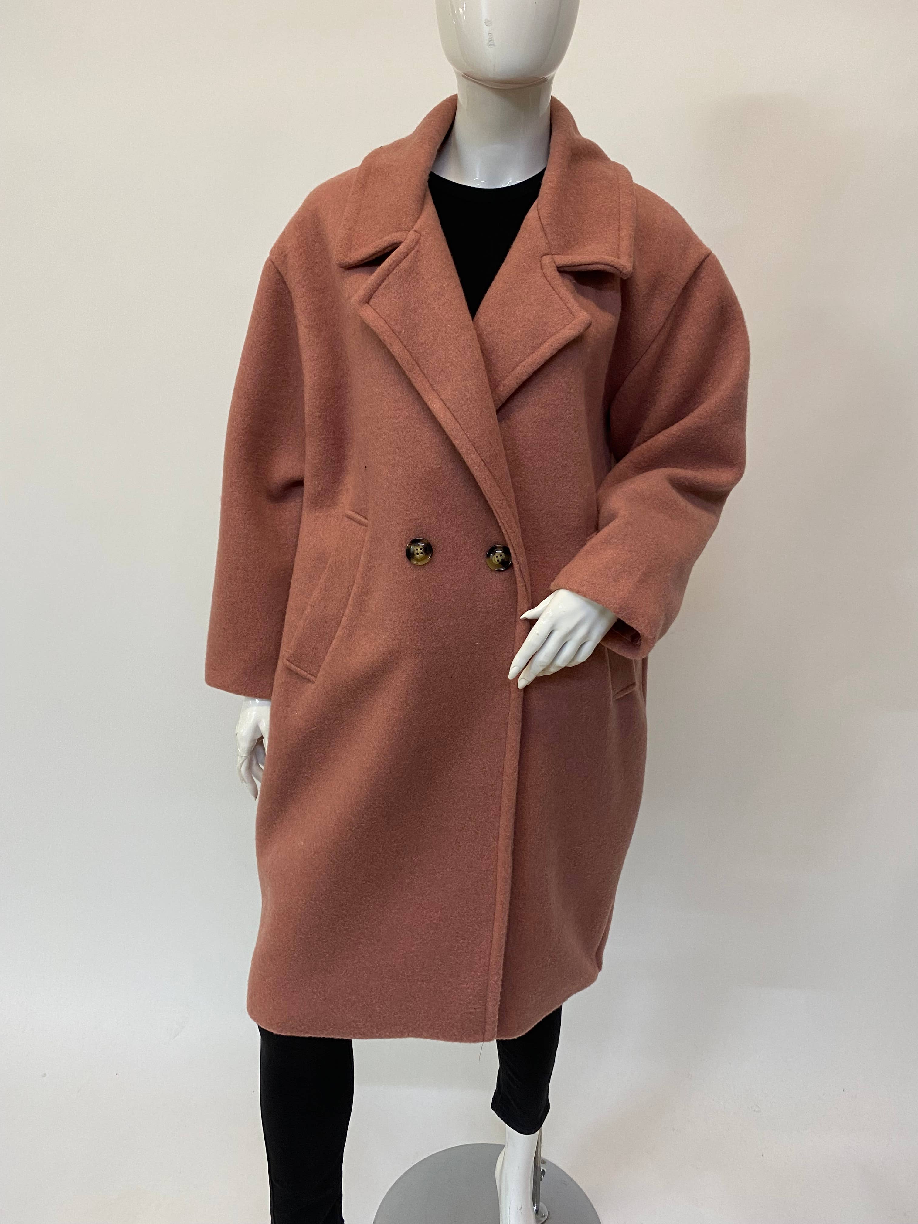 ORNELLA PARIS - Vente Manteau – femme - Manteau long chic à bouton BLL-M99358