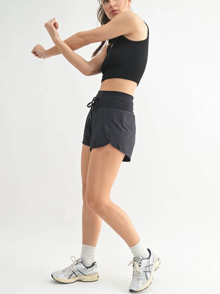 Mono B - Wholesale Tank Top - Women's - Ribbed Seamless Cropped Tank Top