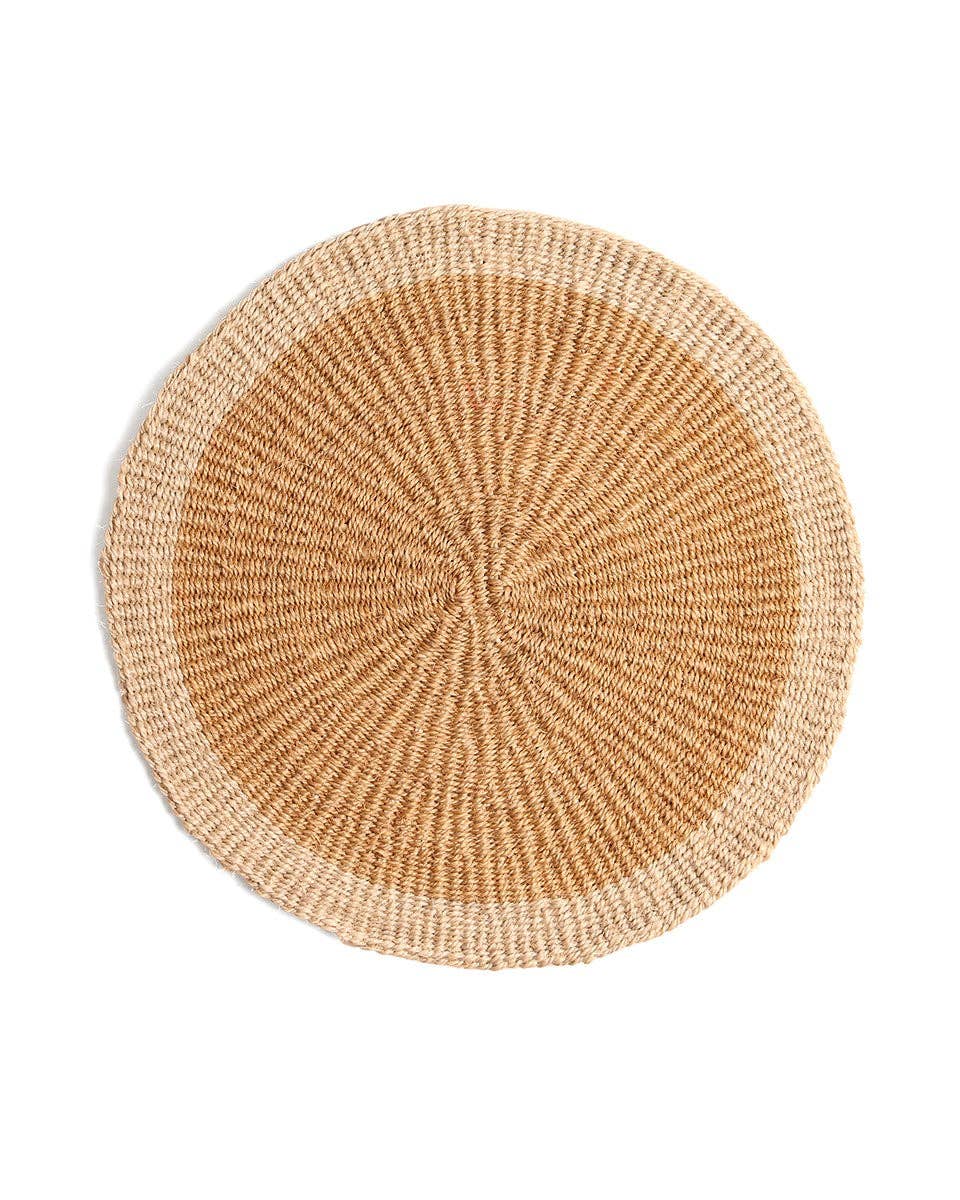The Basket Room – wholesale Placemat – MASIZI: Moshi & Soot Handwoven Placemat | Tableware | Table Mat