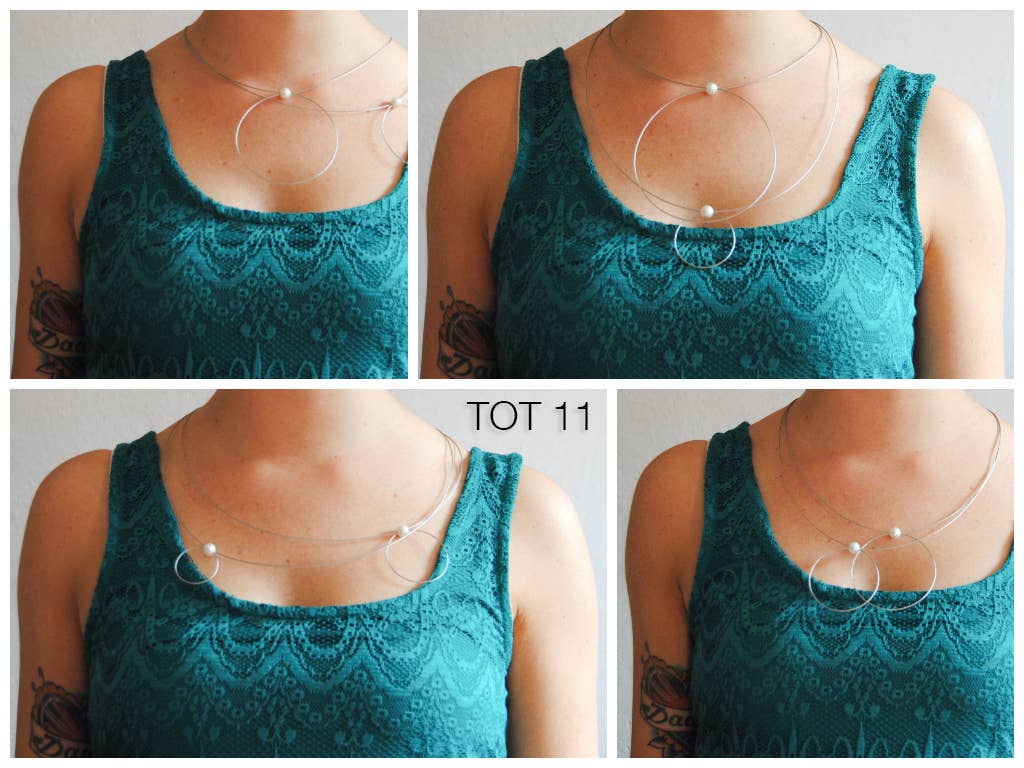 dESIGNoBJECT.it - Wholesale Beaded/Pearl Necklace - Steel Necklaces3