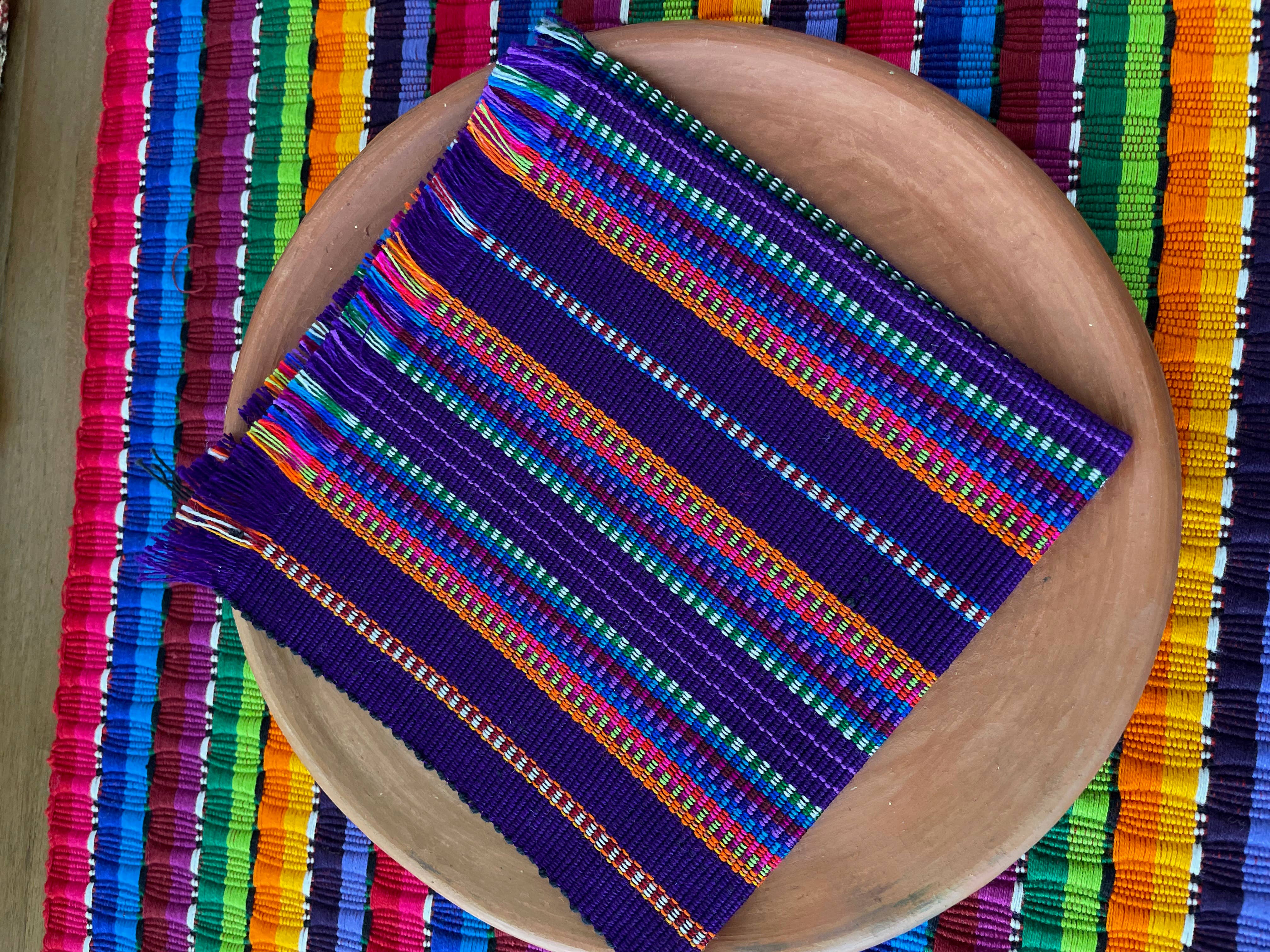 GUATEARTISAN - Venta al por mayor Servilletas de tela - Servilletas textiles tejidas a mano de colores3
