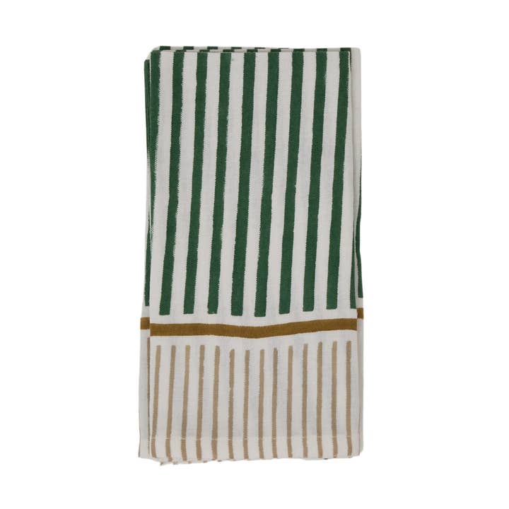 Serviette à rayures de vacances, pin pour la vente par MAISON POIRE