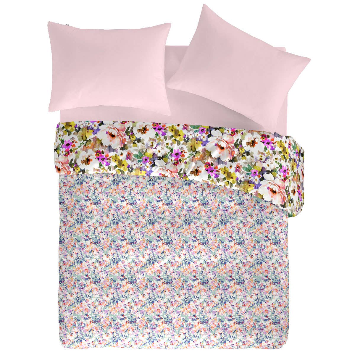 Naf Naf Linge Maison - Venta al por mayor Fundas nórdicas - Funda Nórdica Reversible De Algodón Poesie3