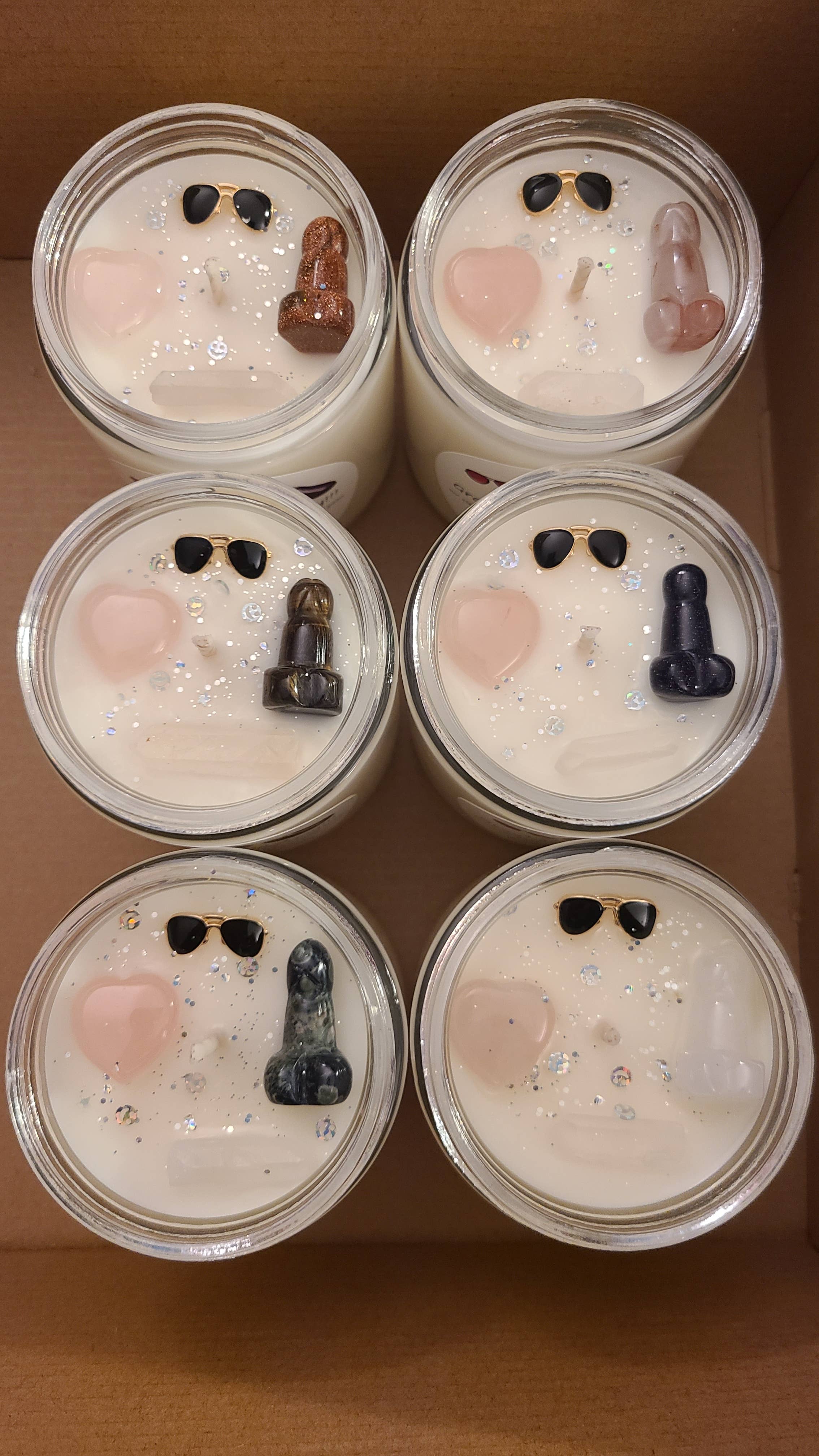 WBC Shops - Wholesale Jar/Filled Candle - Let's Manifest Gray Sweatpants Guy6