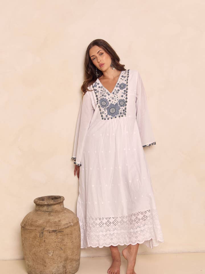 Robe Daisy Rocki Brodée pour la vente par Naudic