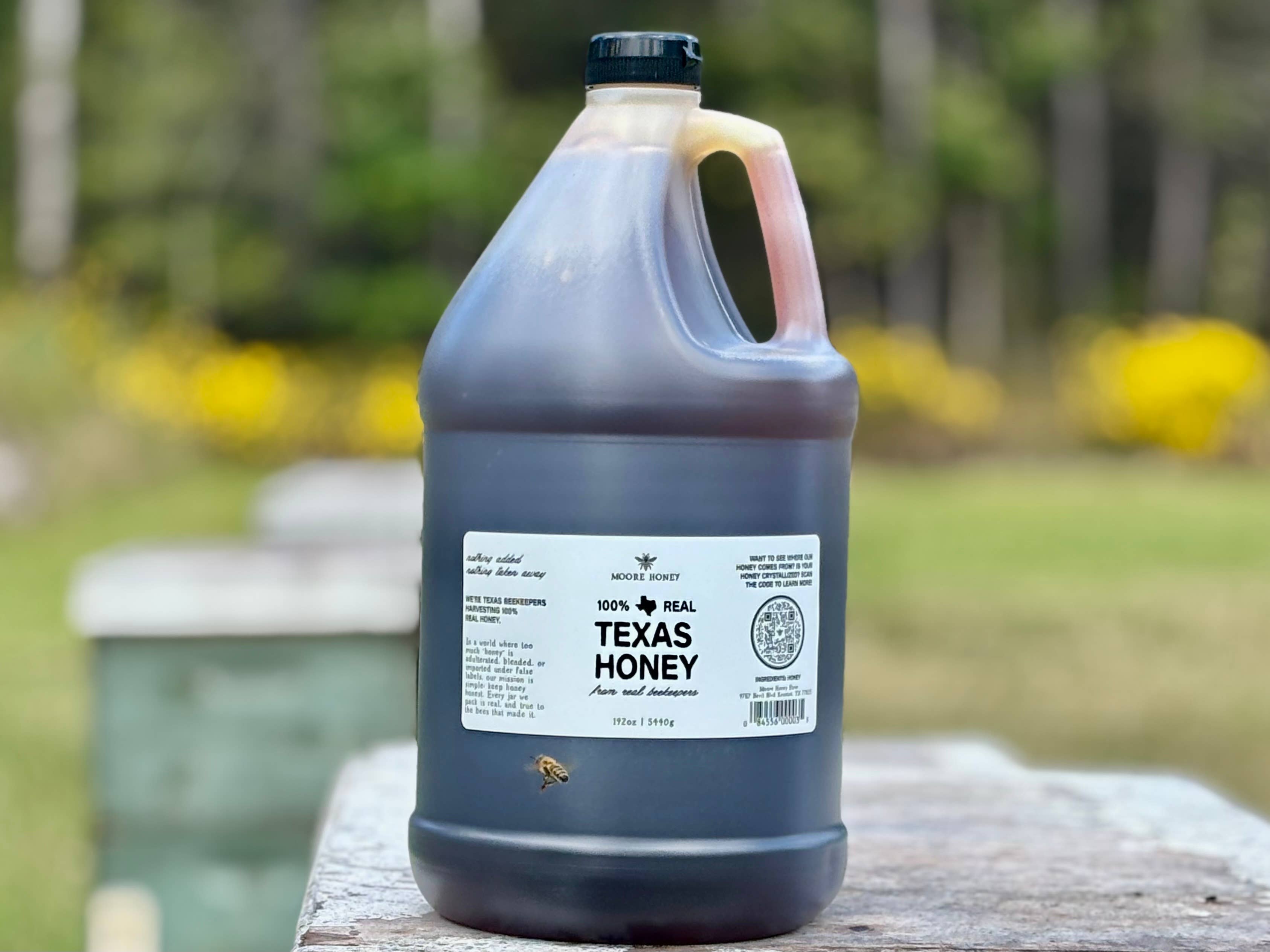 Moore Honey - Wholesale Honey - Texas Wildflower Honey Gallon Jug