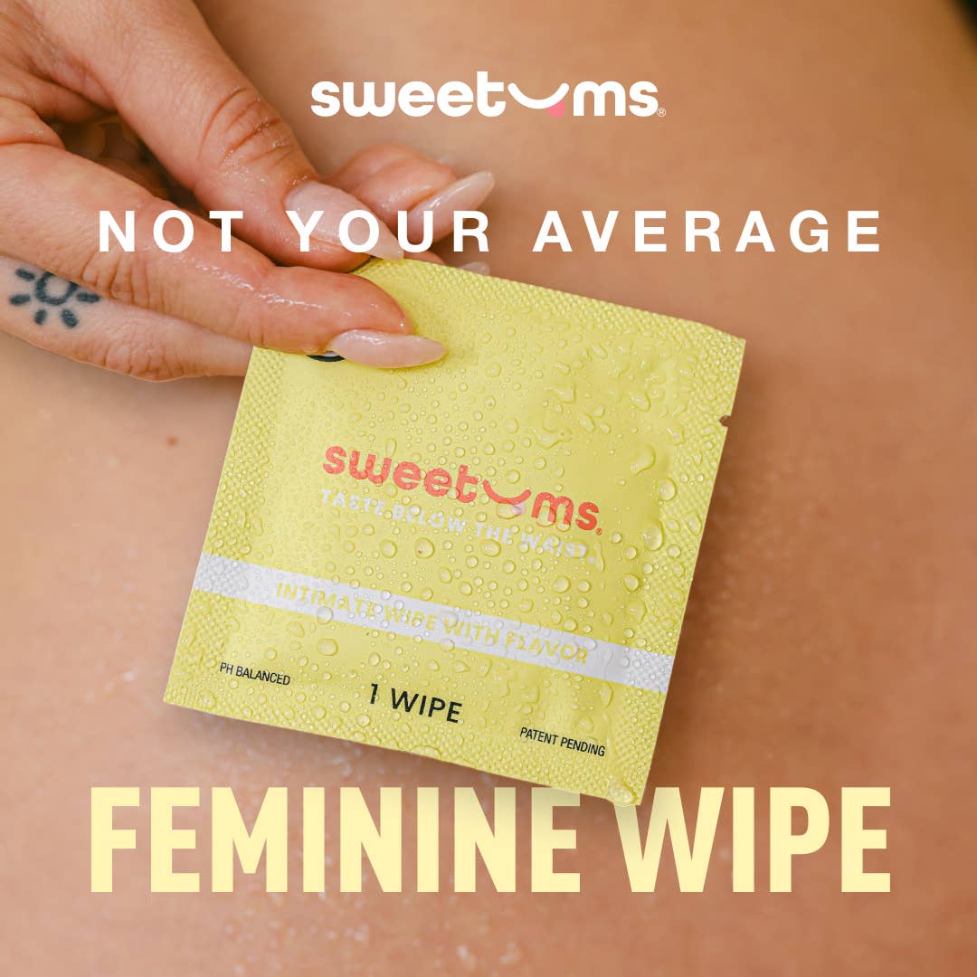 Sweetums - Wholesale Intimate Cleanser/Wipe - Pina Colada Flavored Intimate Wipes Waxing Beauty self care5