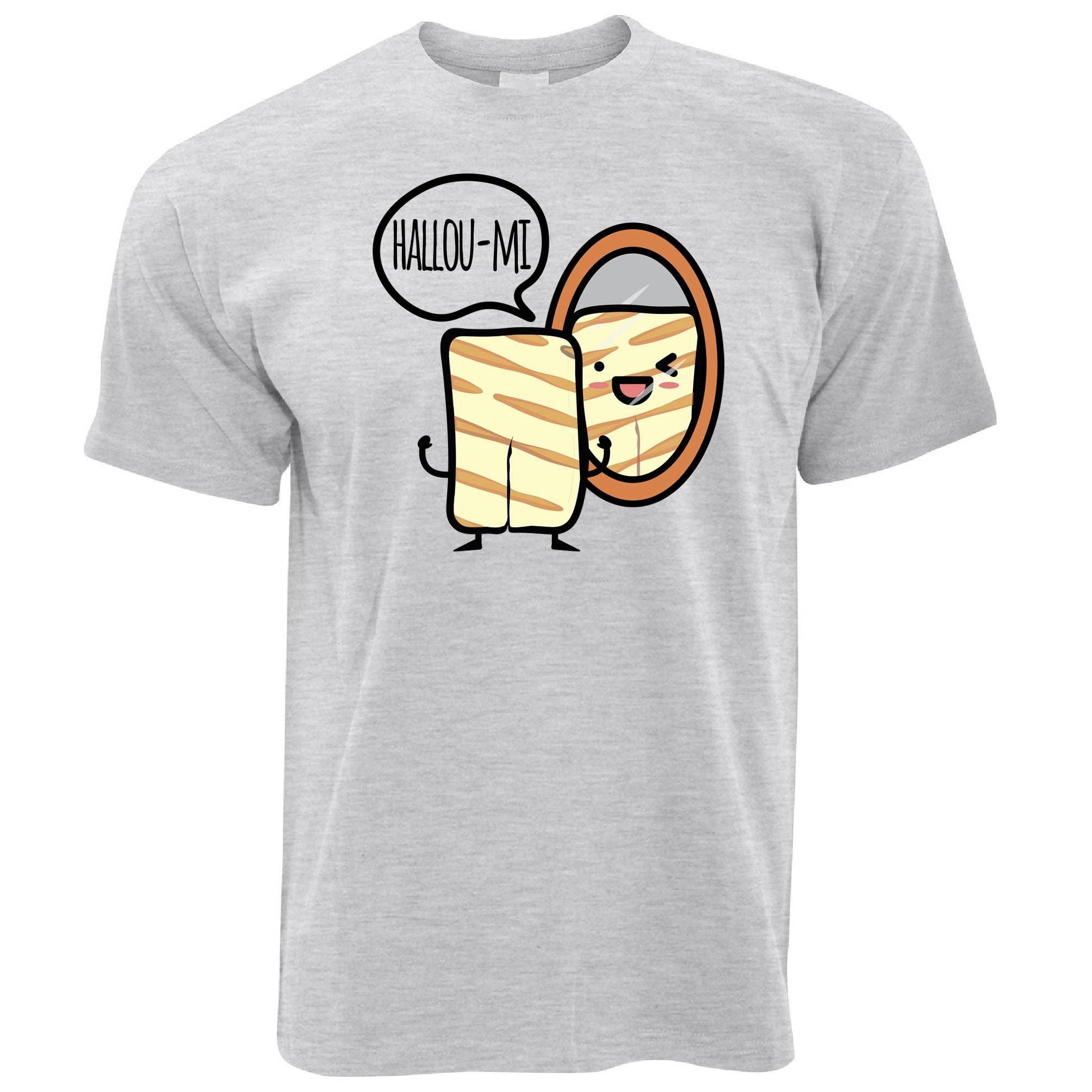PIGMENTIFY - Wholesale T-Shirt (Graphic) - Unisex - Halloumi Mirror T-Shirt1