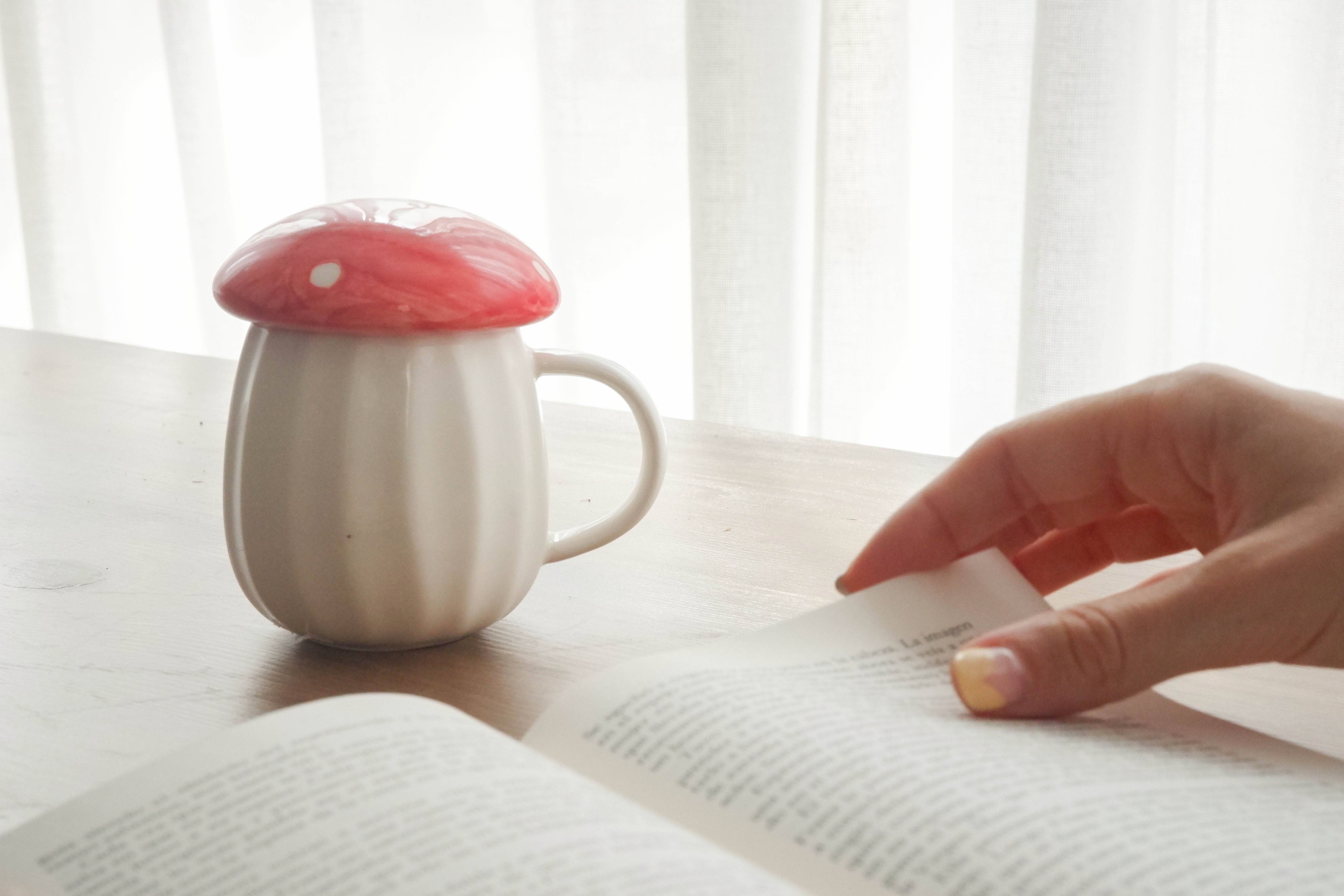 Really Nice Things - Wholesale Coffee Mug - Taza de Champiñón (Roja)3