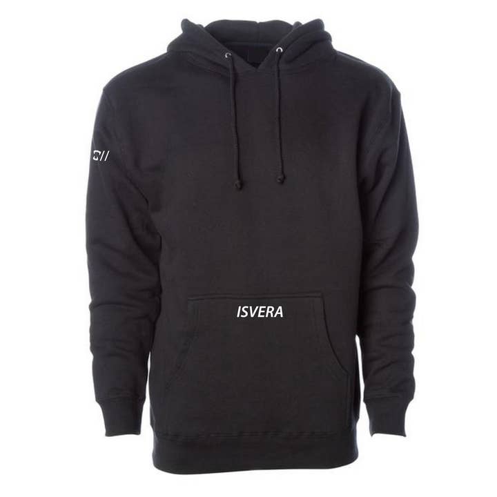 ISVERA Victory Pullover Hoodie // Black for wholesale by ISVERA