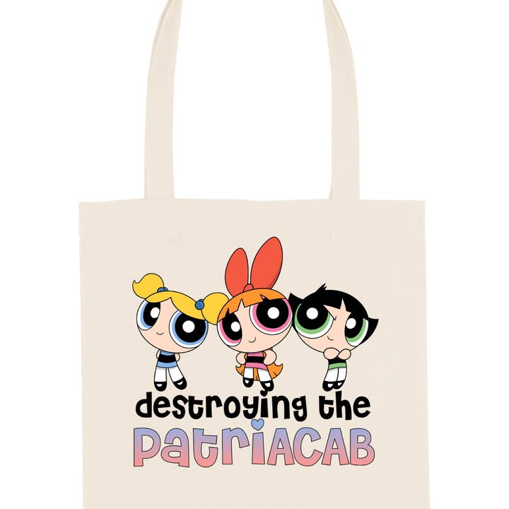Supernana x Destroying the PatriACAB - Tote Bag for wholesale by Roukeys