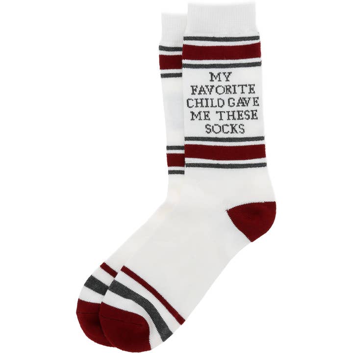 Pavilion - Wholesale Socks - Unisex - Favorite Child - M/L Unisex Crew Sock