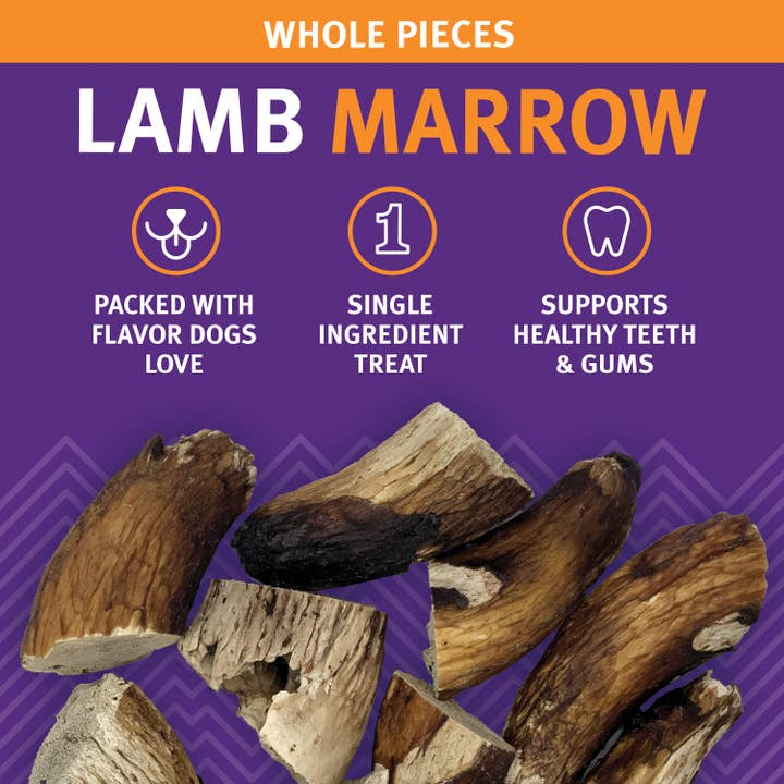 Icelandic+ - Wholesale Pet Treats - Dog - Lamb Marrow Whole Pieces Dog Treats2