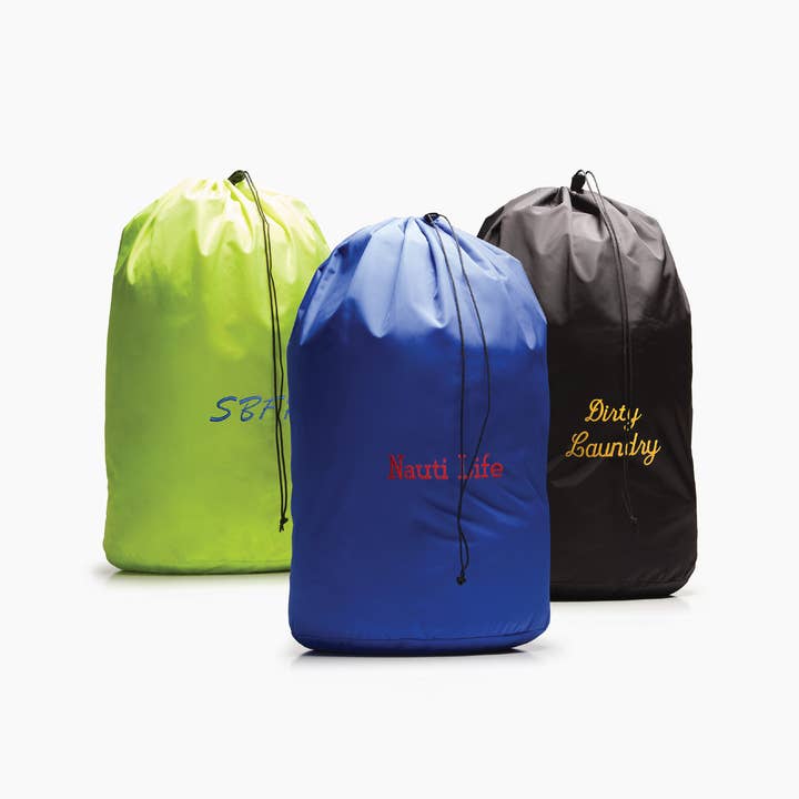 Grand sac de voyage en nylon léger avec cordon de serrage pour la vente par Parrott Canvas Company