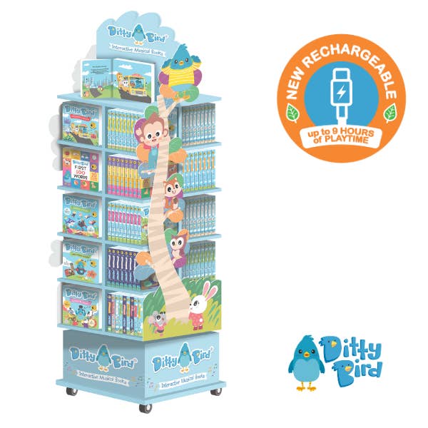 AFFICHAGE PREMIUM (vide) | Gratuit avec 160 livres USB-C pour la vente par Ditty Bird