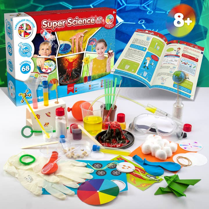 Science4you - Wholesale Toy Set - Kids - Science4you Super Science Kit 150 Experiments - Kids Ages 8+1