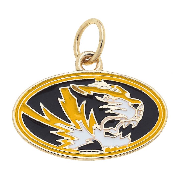 Missouri Tigers Enamel Logo Charm for wholesale by Canvas Style