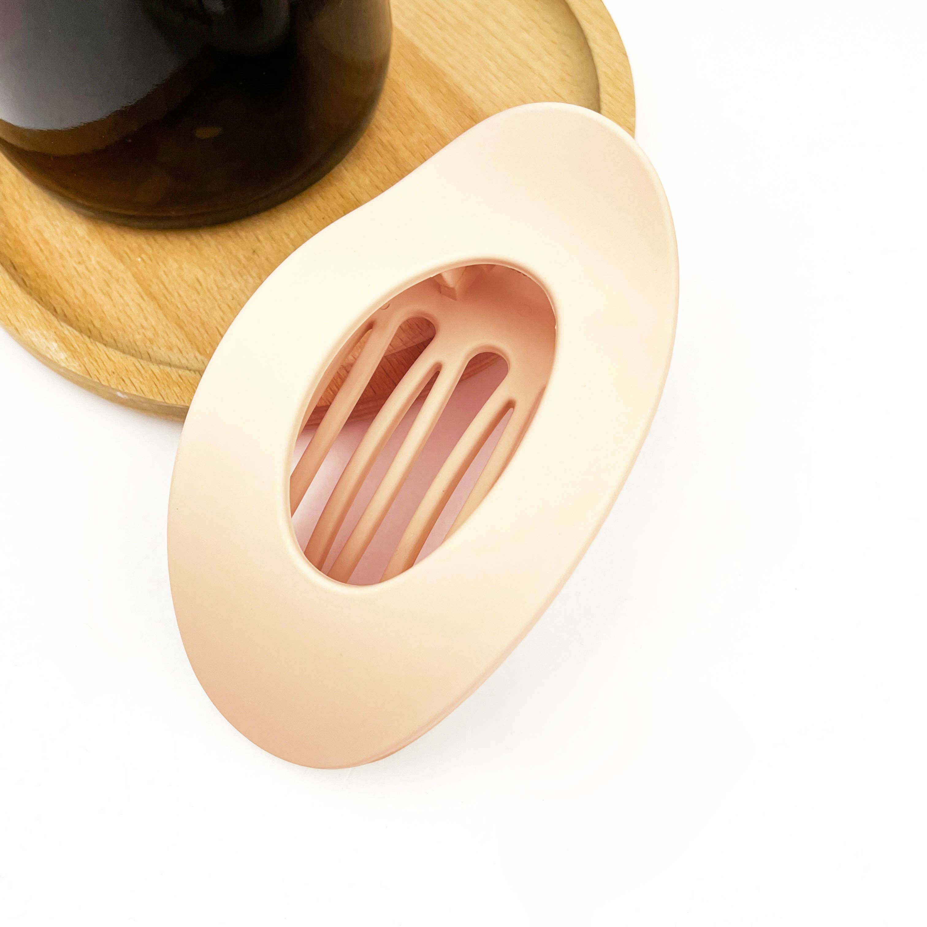 TheDivaSoap - Vente Pince à cheveux – femme - Pince à cheveux ovale unie, barrette minimaliste7