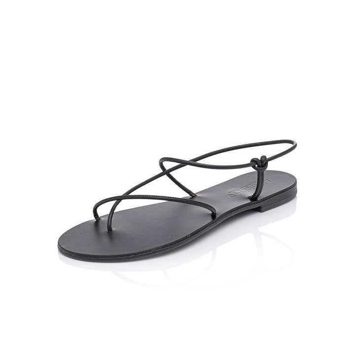 Ancientoo - Wholesale Sandals - Women's - Iaso Cord Handcrafted Flat Dress Sandal with Twisted Leather7