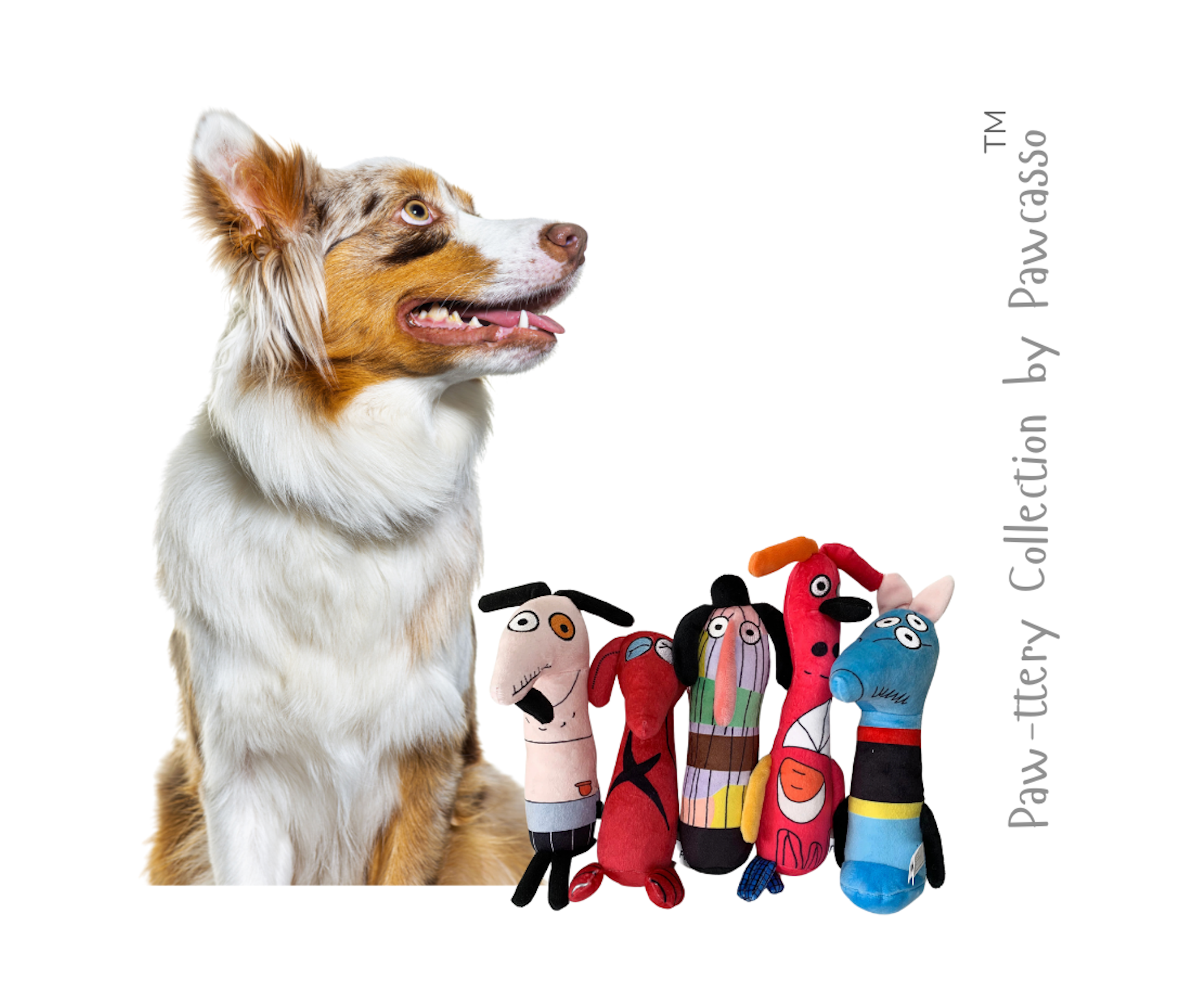 Pawcasso - Vendita all'ingrosso Peluche - Cani - Sognatore 3D3