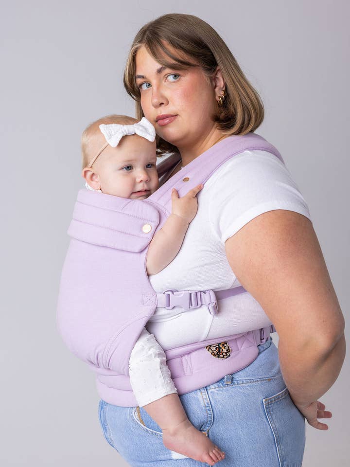 The Monarch Carrier - Lilac Skies for wholesale by Mabē Baby Carriers