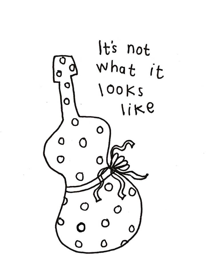 Tarjeta Regalo de Guitarra para venta al por mayor de Hazel Bee