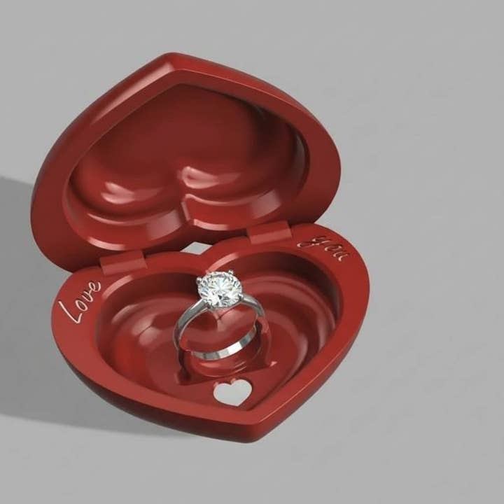 Valentine Heart Ring Box for wholesale by MAO Wholesale