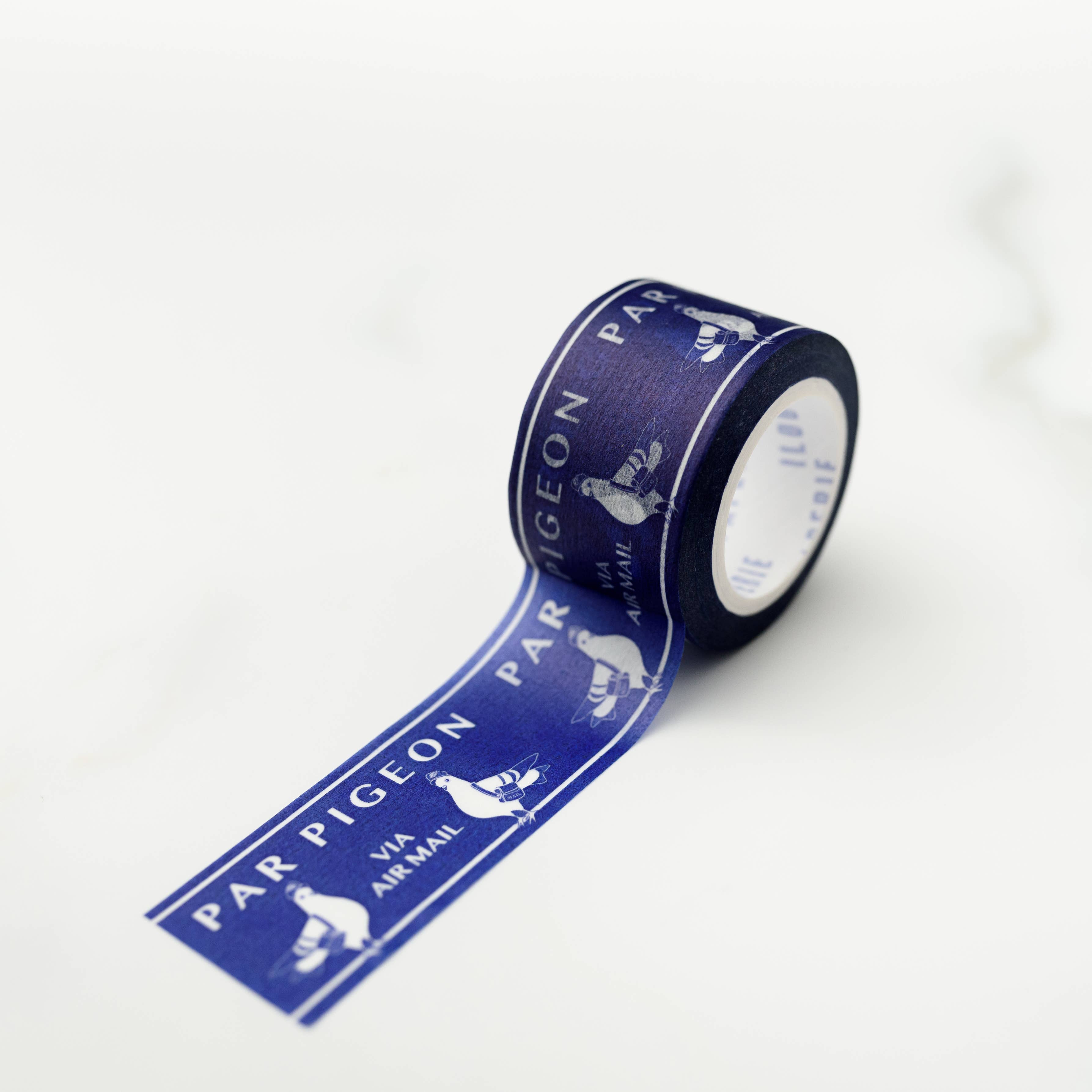 ILOOTPAPERIE - Wholesale Washi Tape - Par Pigeon Blue Airmail Washi Tape0