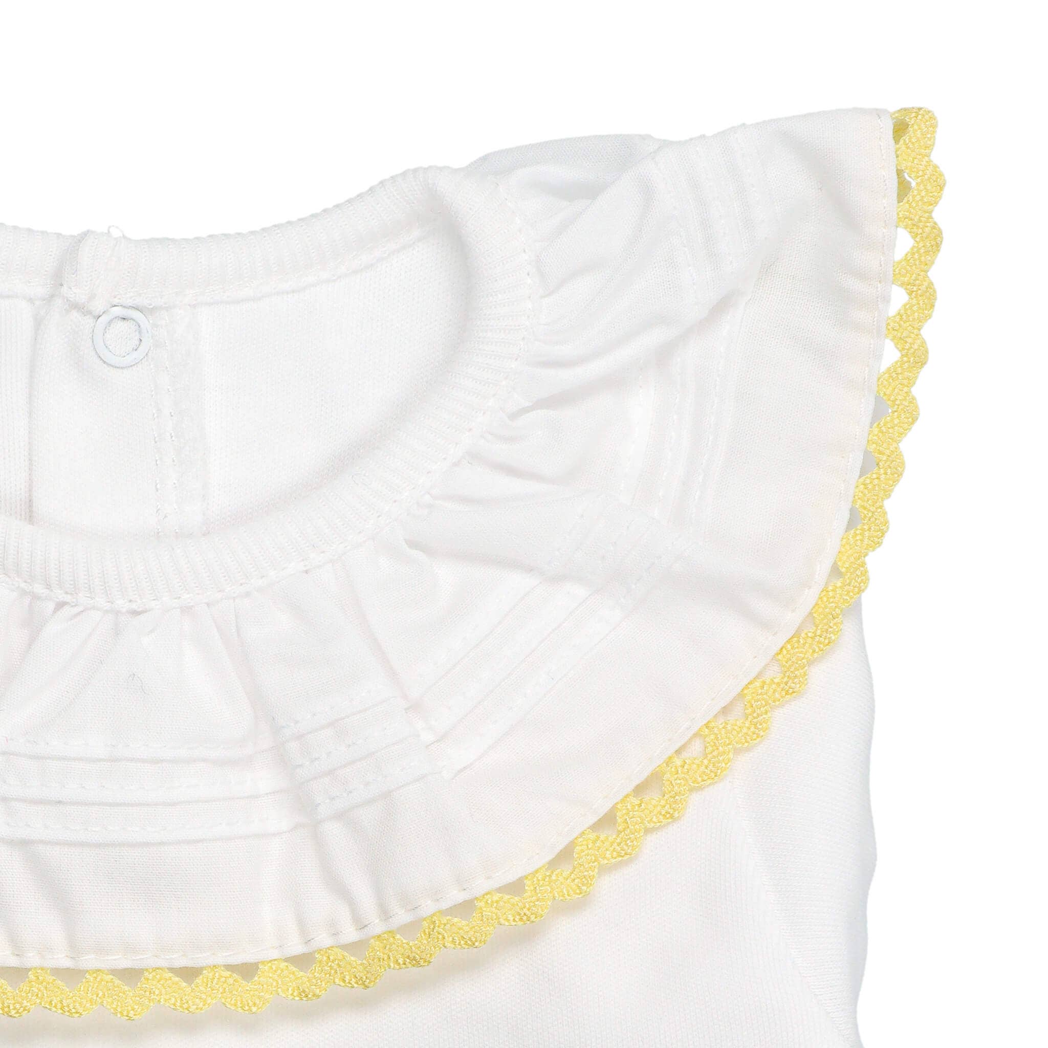 Bean Baby Clothes - Wholesale Bodysuit (Non-Footed) - Baby - Cotton Baby Bodysuit Onesie with Greek Lace Collar15