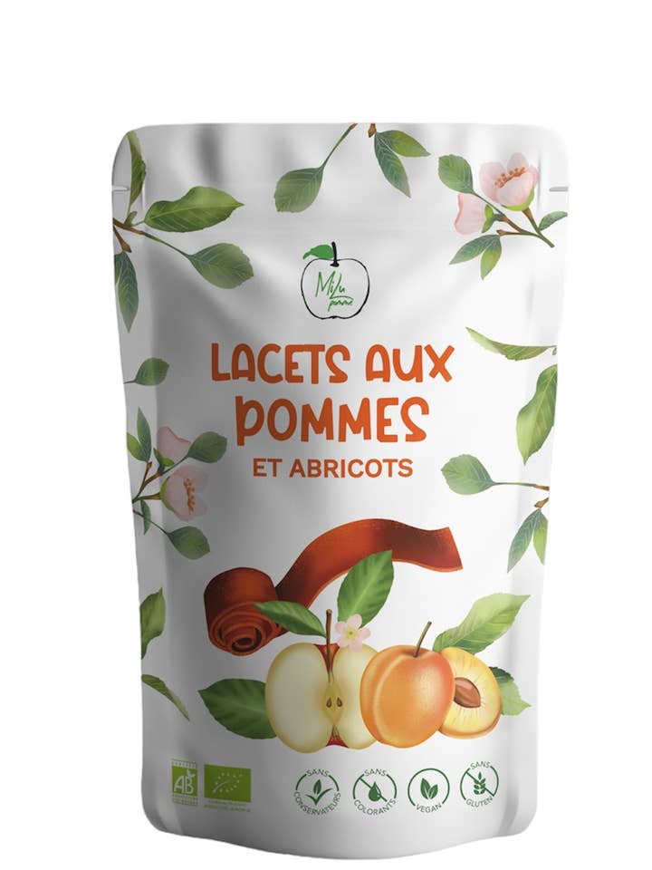 Apple apricot laces AB for wholesale by MiLu pomme