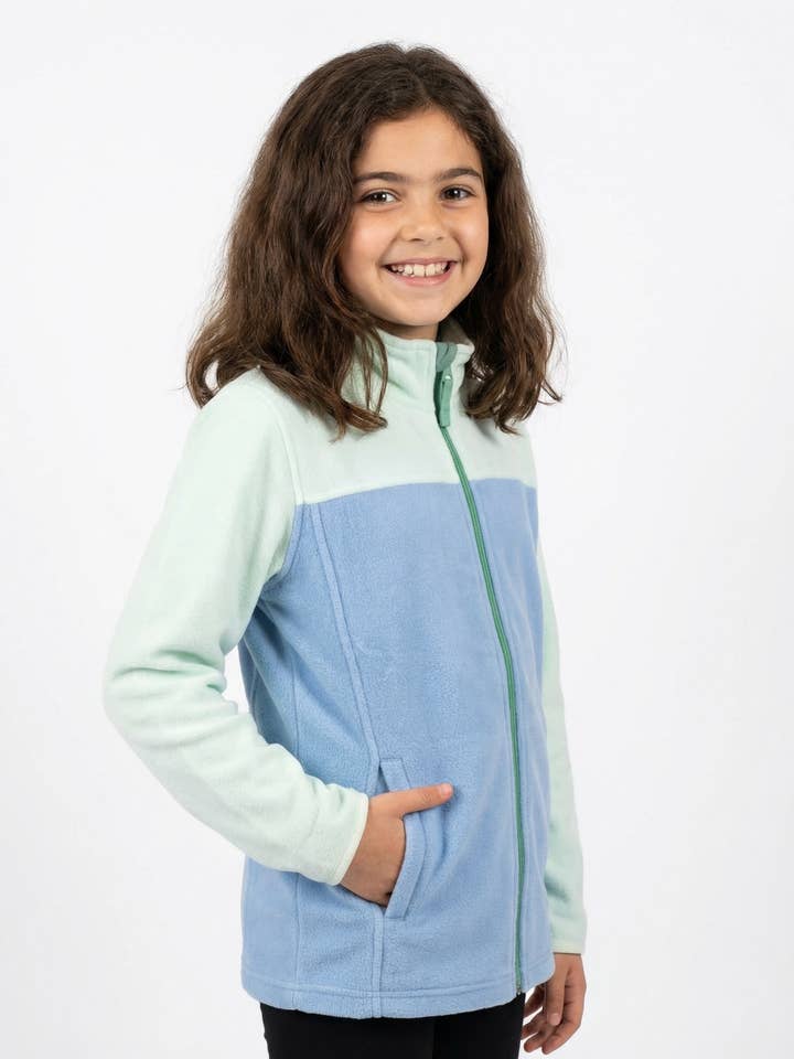 Unisex Trail Microfleece Printed Jacket - Youth Sizing for wholesale by LIV Outdoor
