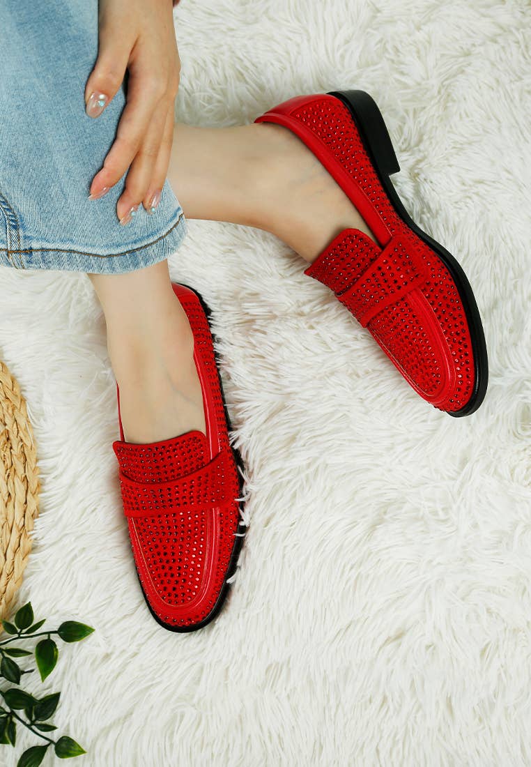 Rag Company – wholesale Loafers – Women's – Hobbs Rhinestones Embellished Loafers10