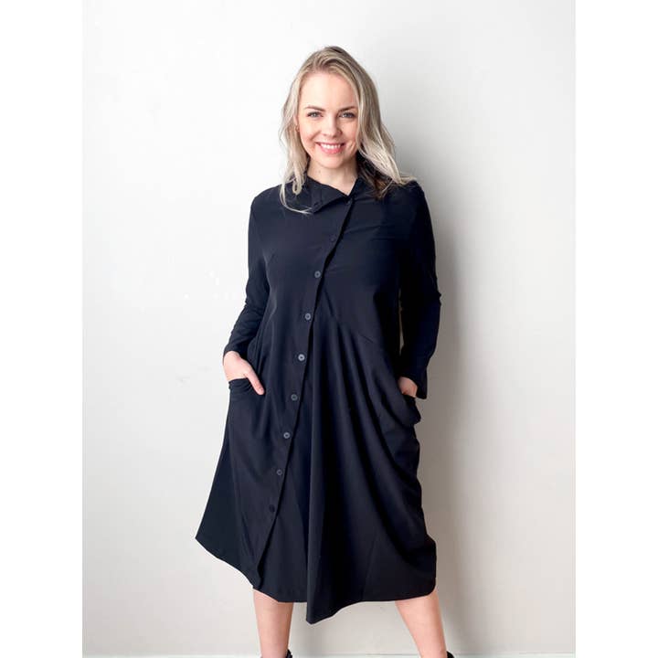 Robe chemise drapée pour la vente par BeauTex Designs