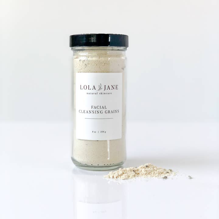 Lola Jane Naturals - Wholesale Facial Cleanser - Facial Cleasing Grains- Gentle 8 oz