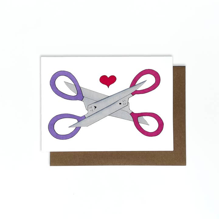 Sapphic schaar wenskaart voor wholesale door Cole-Yoni Inc.