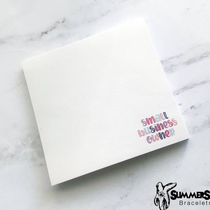 SummerStyle Bracelets - Vente Notes autocollantes/post-it - Mini bloc-notes autocollant pour propriétaire de petite entreprise0