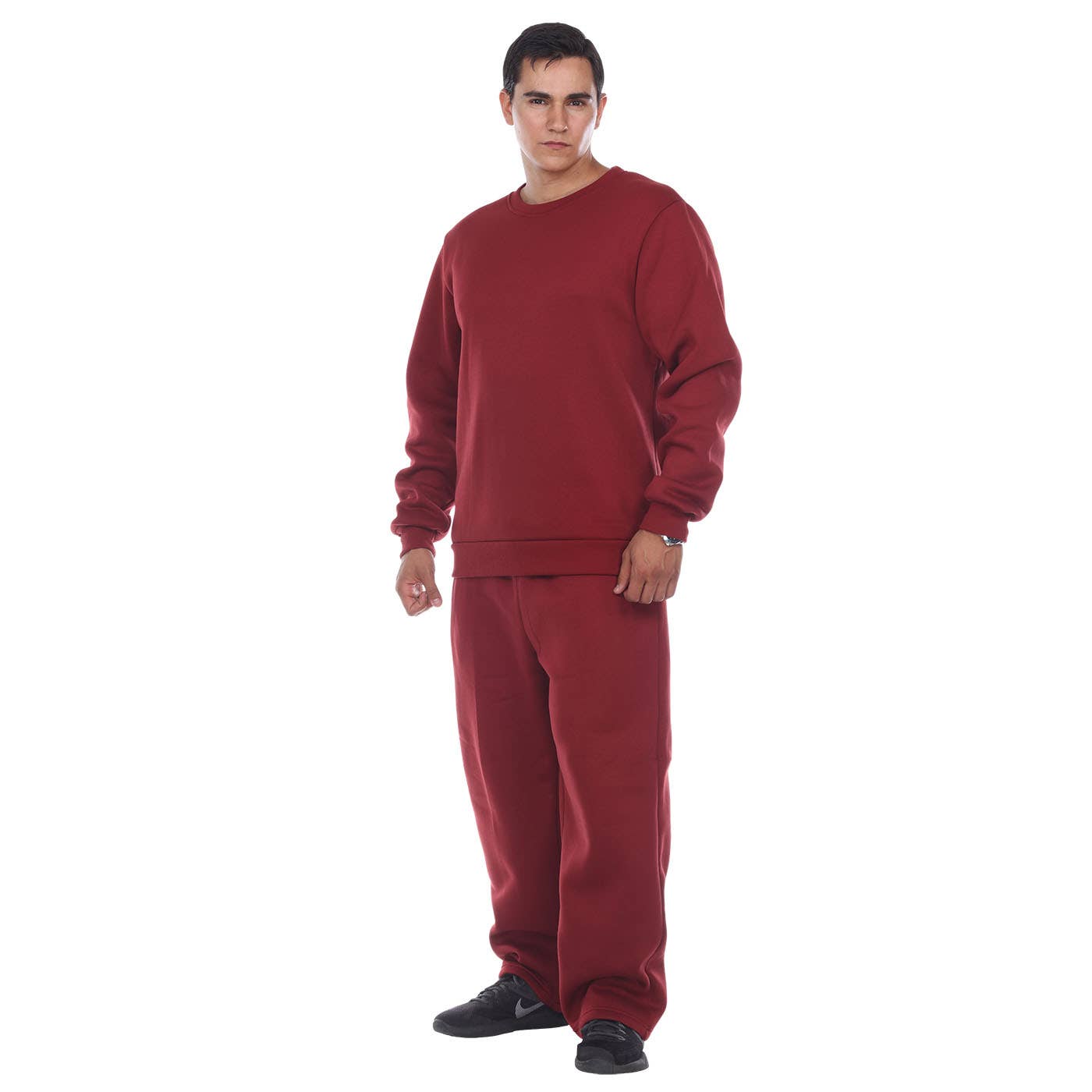 LeeHanTon - Wholesale Sweatshirt - Men's - LeeHanTon Men's Crew Neck Soft Fleece Pullover Sweatshirt0