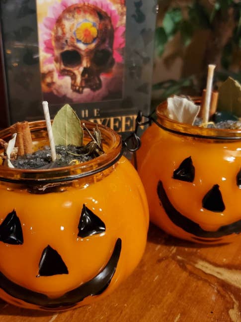 SAMHAIN / HALLOWEEN / FALL / Spell Candle / Ritual Candle for wholesale by Spellerific - For All Your Witchy Needs!
