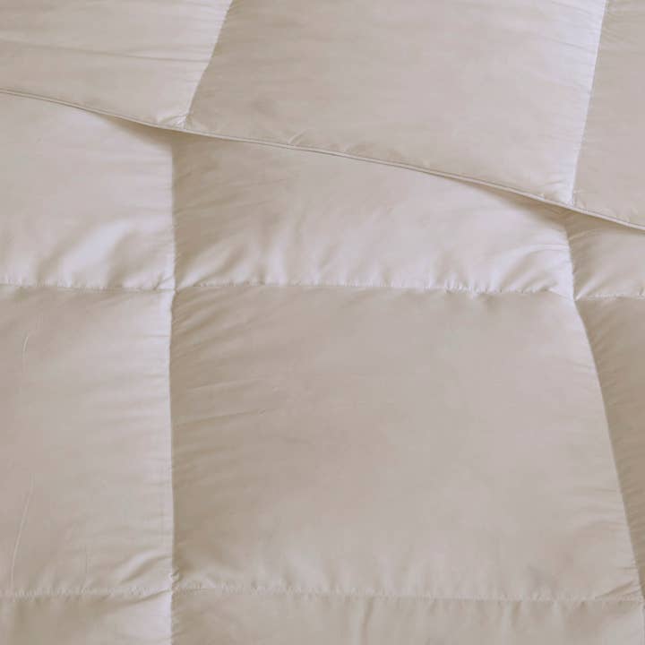 Olliix - Wholesale Down Comforter - Quilted Goose Feather and Down Oversize Comforter, Cream7