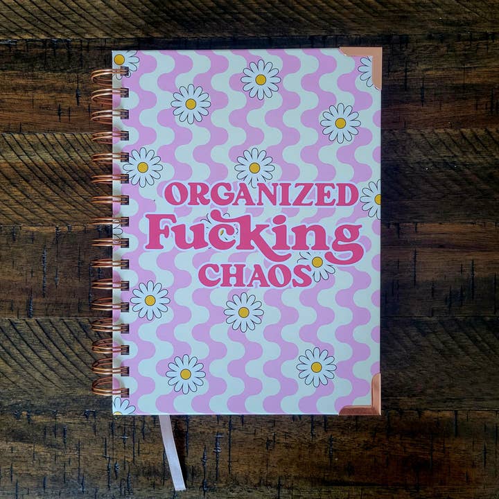 Organized Fucking Chaos Undated Sweary Planner | Day Planner for wholesale by DIYxe