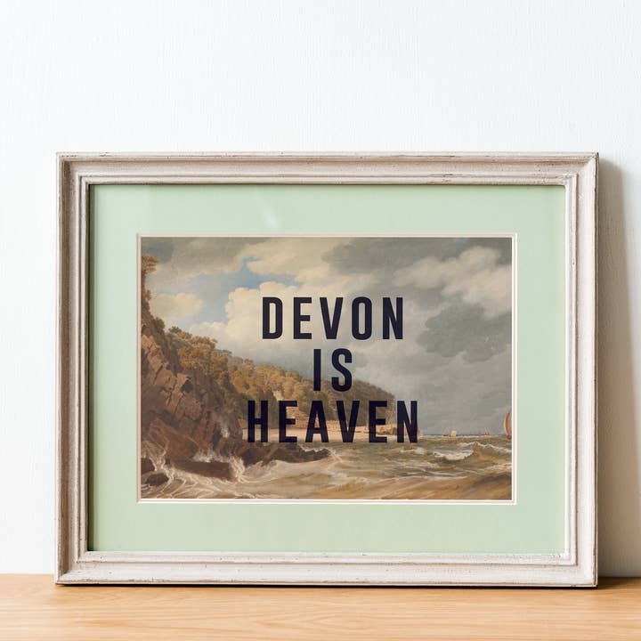 Devon Is Heaven | Clovelly for wholesale by The 13 Prints