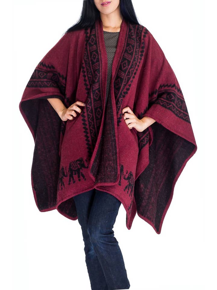 Cap Zone – wholesale Poncho – Women's – Elephant Cape Western Poncho