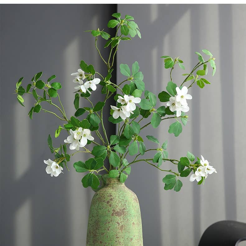 ACNITE(We cover U.S. import duties) - Wholesale Artificial Flowers - Artificial Tinea japonica green leaves flower vase filler3