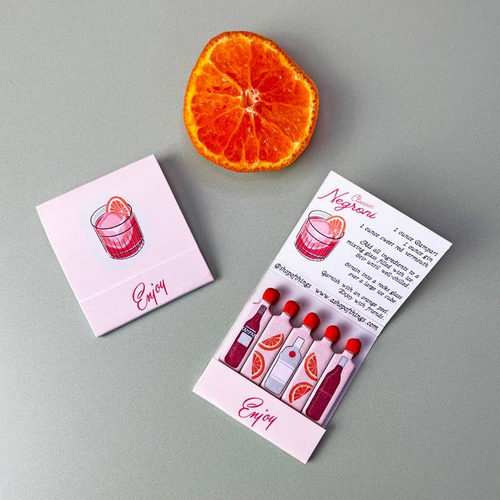 A Shop of Things - Vente Allumettes - Matchs de Negroni4