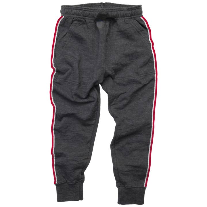 Wes & Willy Boy's Reverse Fleece Jogger-Black for wholesale by Wes and Willy